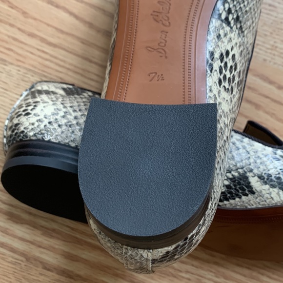 Like new Sam Edelman snake print Leather loafers - Picture 11 of 15